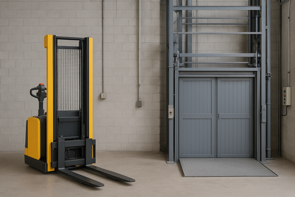 Elevadores montacargas eléctricos vs hidráulicos