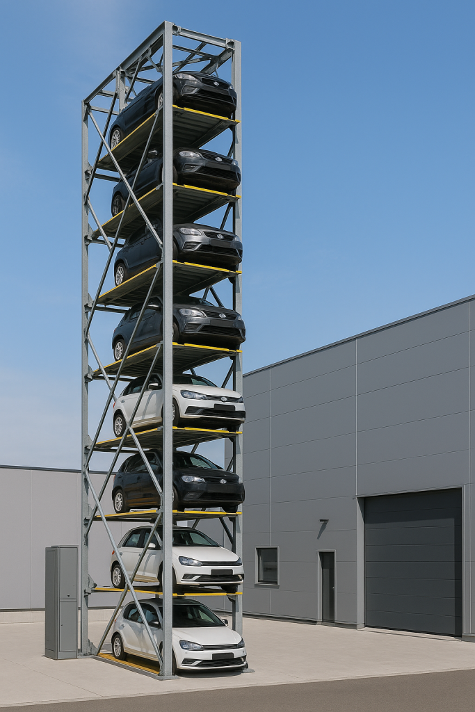 Ventajas de instalar una torre de estacionamiento automatizada