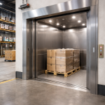 Montacargas industrial para operaciones continuas 24/7 instalado en planta logística con carga pesada y estructura reforzada