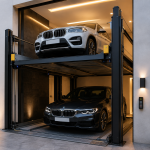 Mejor elevador para autos en México instalado en estacionamiento moderno