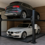 Elevadores para autos en México para garajes con dos vehículos en niveles
