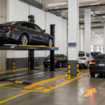 Elevadores para autos para agencias con plataformas preparadas para alta rotación y circulación ordenada.