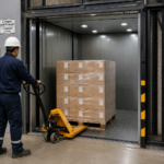 Elevadores montacargas según el tipo de carga para instalaciones industriales en México.