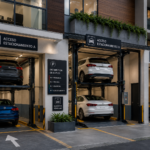 Sistemas de elevadores para proyectos mixtos en México con plataformas vehiculares y accesos independientes.